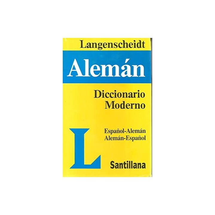 Diccionario Moderno Langenscheidt Español-Alemán Alemán-Español
